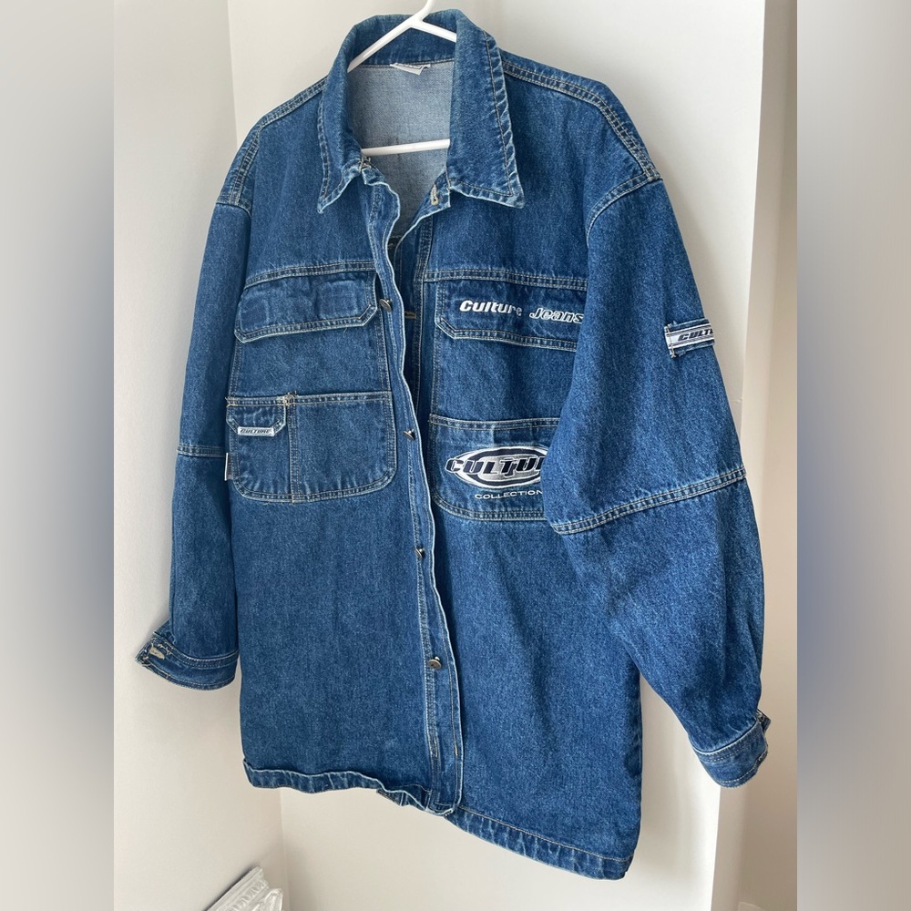 Cool vintage denim culture jeans chore jacket!